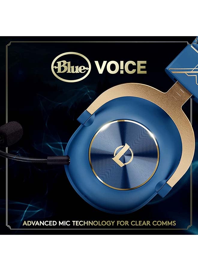 لوجيتيك - سماعة الألعاب G PRO X Blue Voice، وDTS Headphone 7.1 و50 mm PRO G Drivers - Image 1