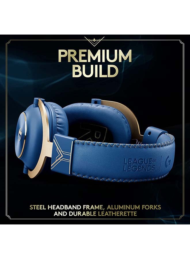 لوجيتيك - سماعة الألعاب G PRO X Blue Voice، وDTS Headphone 7.1 و50 mm PRO G Drivers - Image 1