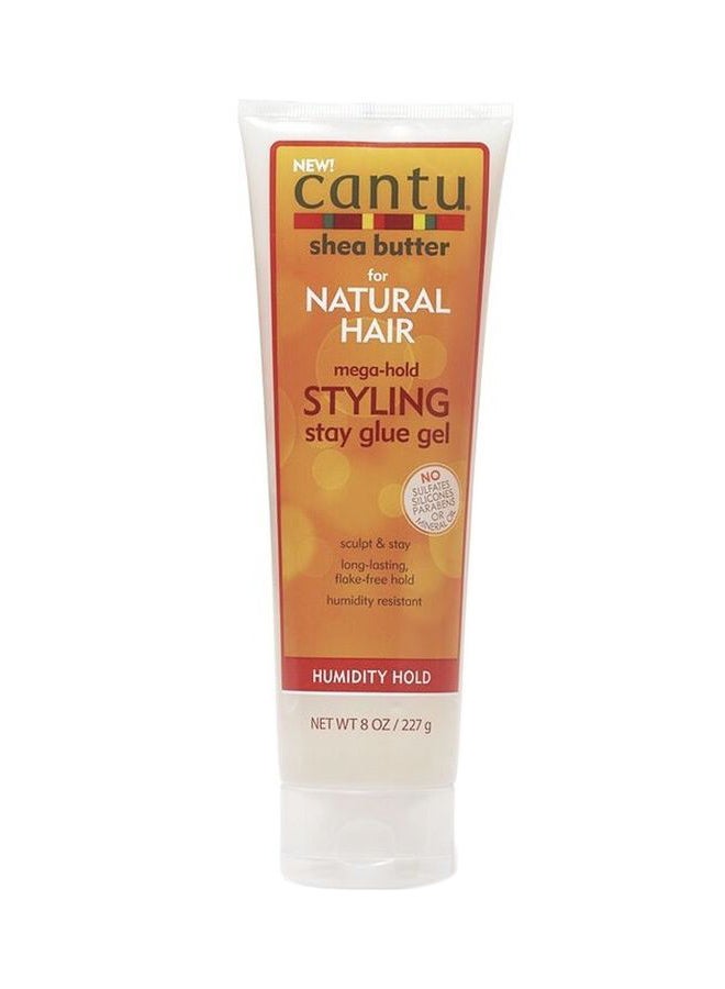 Cantu Shea Butter Mega-Hold Styling Stay Glue gel 227grams - Image 1
