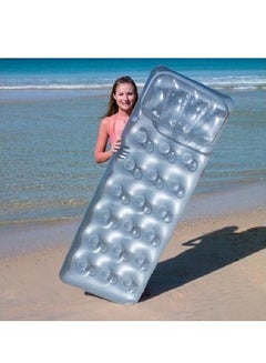 Bestway Inflatable Metal Tech Pool Lounge With Repair Patch 1.88 x 0.71meter  - Image 2