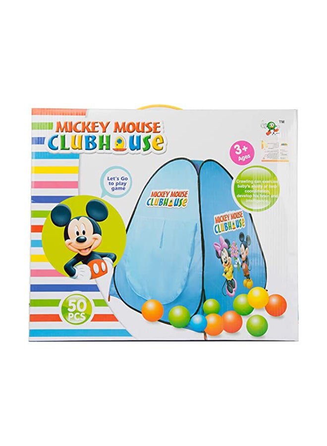 ميكي ماوس خيمة ميكي ماوس كلوب هاوس مع الكرات ‎10x7.28x3.07 سم ‎10x7.28x3.07سم