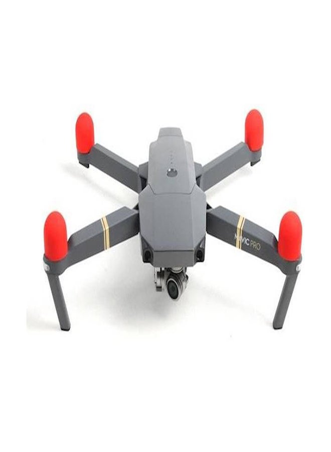 دي جي آي 4 قطعة/الوحدة RC كوادكوبتر موتور الملحقات سيليكون الغطاء الواقي أجزاء ل MAVIC برو 11.4x7.1x9.45 بوصة  - Image 2