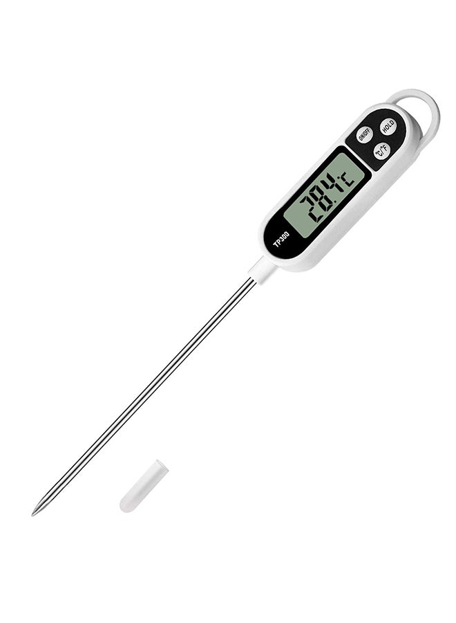 Generic - Digital Instant Read Meat Thermometer White 2.00 x 7.00 x 0.05cm - Image 1