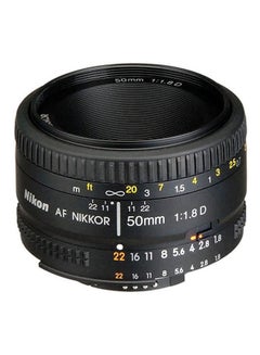 نيكون عدسة AF نيكور 50 مم f/1.8D للكاميرا نيكون أسود  - Image 2
