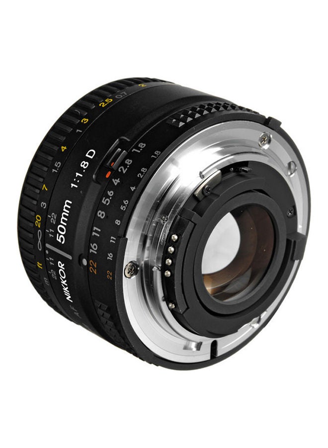 Nikon - AF Nikkor 50mm f/1.8D Lens For Nikon Black - Image 1