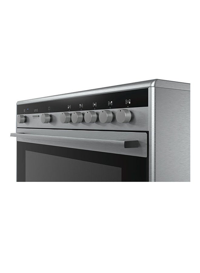 SIEMENS 5 Cooking zone Ceramic Electric Cooker 90 x 60 cm, 1 year Warranty HY738357M Silver  - Image 4