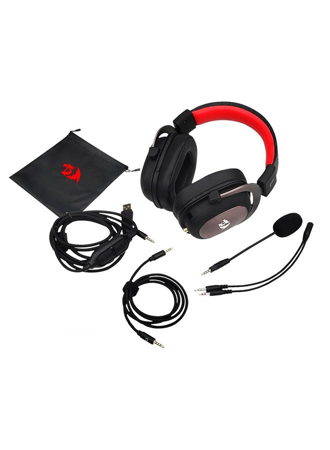 ZEUS 2, Wired headset, with Adapter, 7.1 Surround, 53mm Drivers, 110±3dB Sensitivity, Detachable Mic, Adjustable Headband With Lightweight Durable Made Steel Frame, Black | ZEUS 2 H510-1 - v1655301909/N40203505A_4