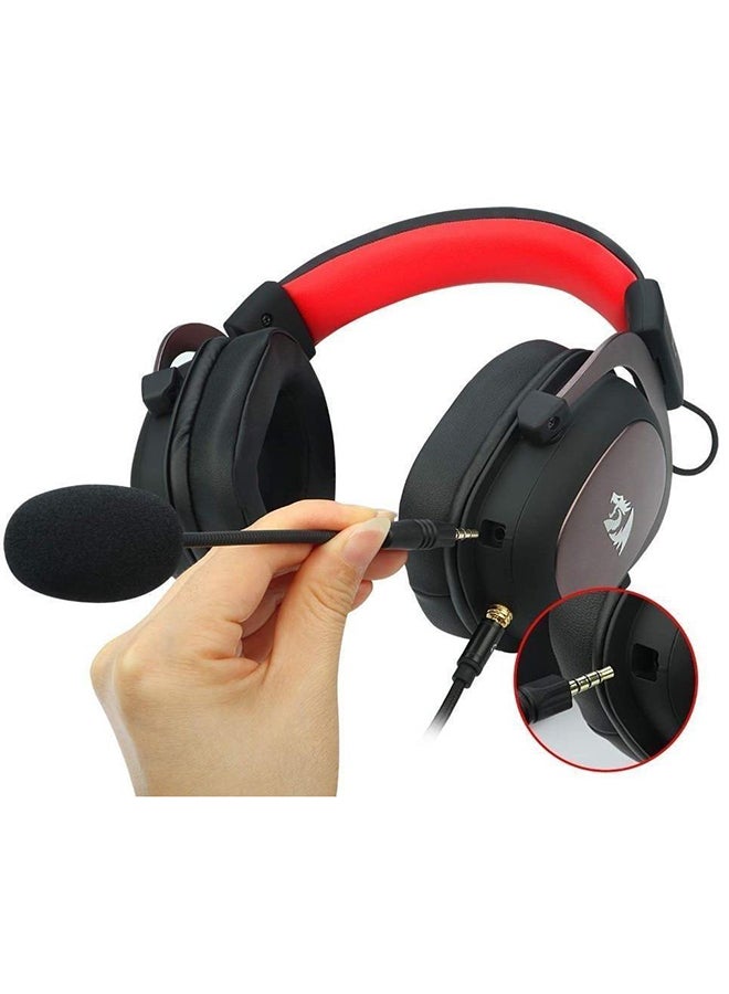 ZEUS 2, Wired headset, with Adapter, 7.1 Surround, 53mm Drivers, 110±3dB Sensitivity, Detachable Mic, Adjustable Headband With Lightweight Durable Made Steel Frame, Black | ZEUS 2 H510-1 - v1655301909/N40203505A_5