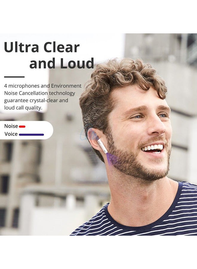 Tronsmart - Onyx Ace In-Ear True Wireless Earbuds With Charging Case White - Image 1