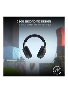 RAZER Razer Barracuda X Wireless Multi-Platform Gaming and Mobile Headset (2021 Model): 250g Ergonomic Design - Detachable HyperClear Mic - 20 Hr Battery - Compatible w/PC, PS5, Switch, & Android - Black  - Image 3