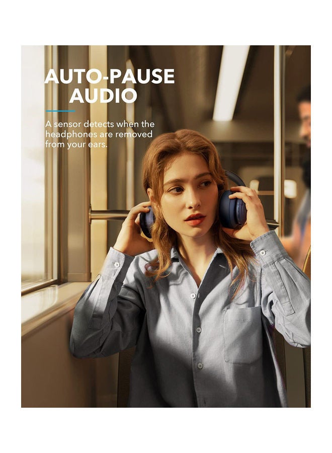 Soundcore - Life Q35 Multi Mode Active Noise Cancelling Headphones, Bluetooth Headphones with LDAC for Hi Res Wireless Audio, 40H Playtime, Comfortable Fit, Clear Calls Obsidian Blue - Image 1
