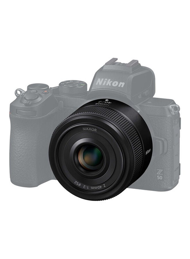 Nikon NIKKOR Z 40mm f/2 Lens Black  - Image 2