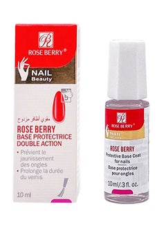 روز بيري مقوي أظافر مزدوج شفاف  - Image 1