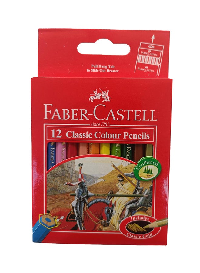 FABER-CASTELL - 12-Piece Classic Colour Pencil Set Multicolour - Image 1