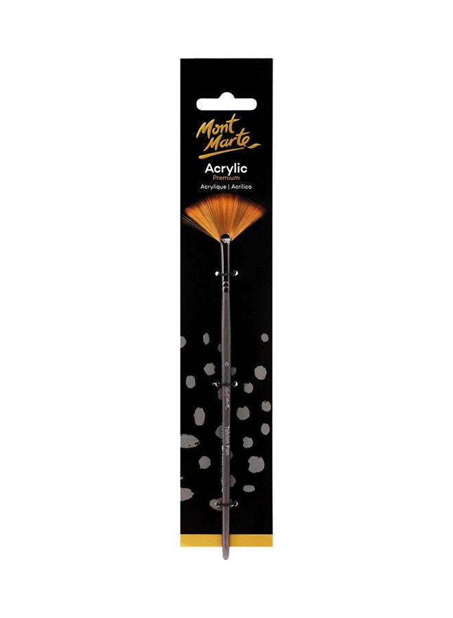 Mont Marte Professional Artist Painting Brush Brown/Grey  - Image 1
