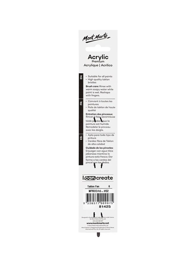 Mont Marte Professional Artist Painting Brush Brown/Grey  - Image 2