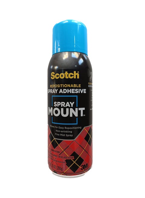 Spray Mount Repositionable Adhesive Clear