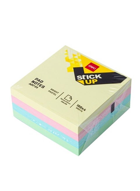 Pack Of 100 Sticky Note Multicolour