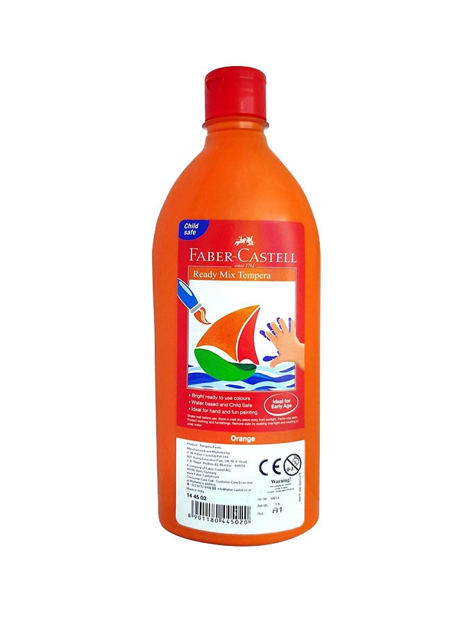 زجاجة ألوان ريدي ميكس تمبرا برتقالي