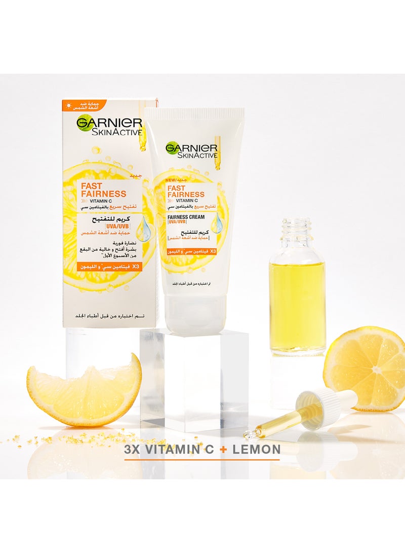 garnier Fast Fairness Vitamin C Cream White 25ml  - Image 3