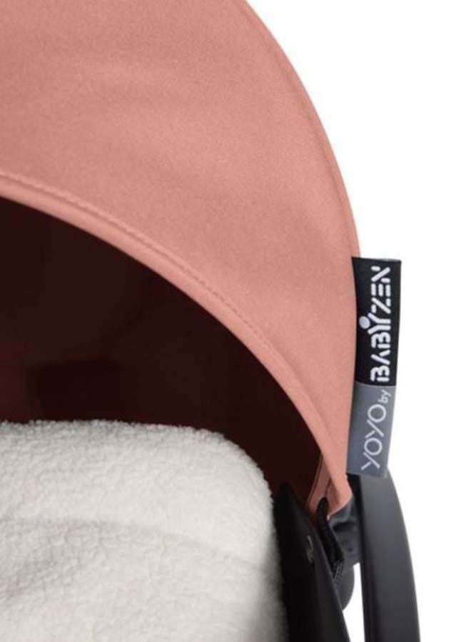 YOYO Plus Complete Stroller Set - White Frame With Newborn Pack, 0+ Months - Ginger