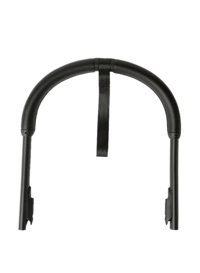 BABYZEN Yoyo Stroller Handle Bar Ultra Tear - Resistant, Faux - Leather Coating Includes Tether Strap Compatible With Yoyo2 And Yoyo+ Stroller S And Prams - Black