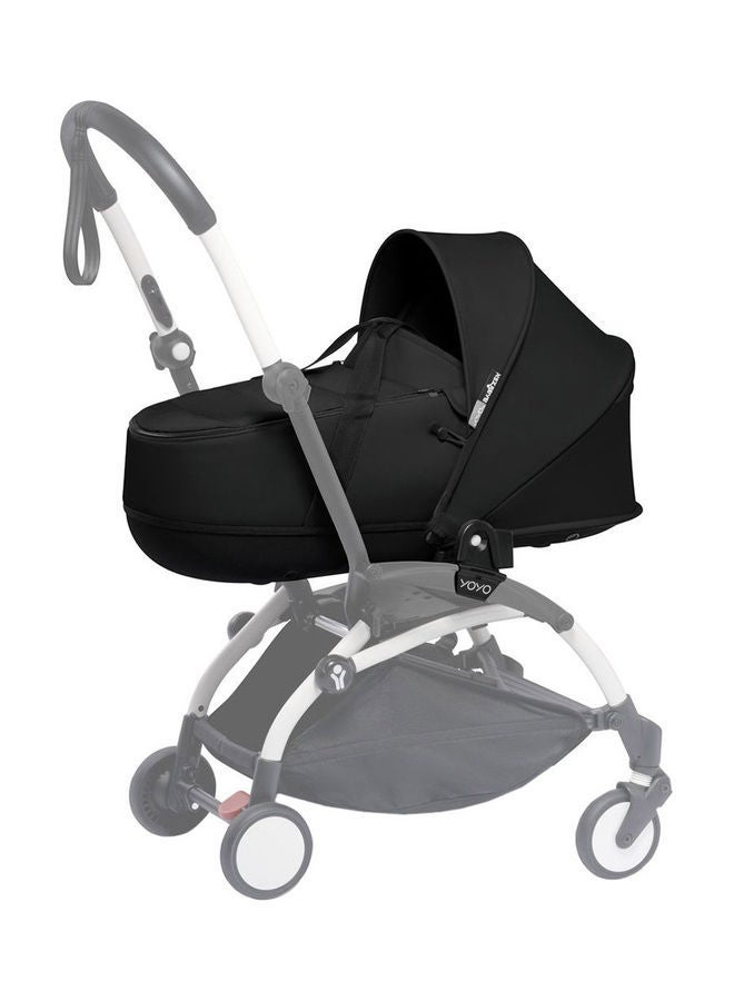 STOKKE - Yoyo 0+ Bassinet, Black Includes Thick Double Mattress, Ventilated Shell And Canopy Requires Yoyo2 Frame - Image 1