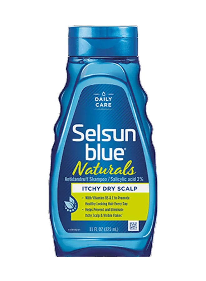 Selsun blue - Naturals Itchy Dry Scalp Antidandruff Shampoo, 11 fl oz Packaging May Vary 325ml - Image 1