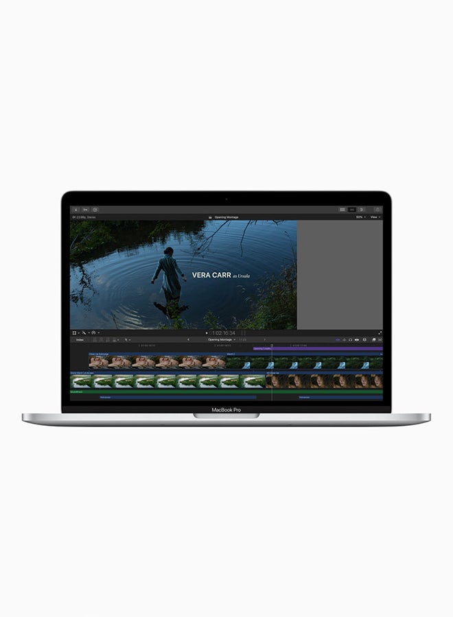 Apple - MacBook Pro 13-Inch Display,Apple M2 Chip With 8-Core CPU And 10-Core GPU, 256GB SSD/Integrated Graphics/Middle East Version English Silver - Image 1