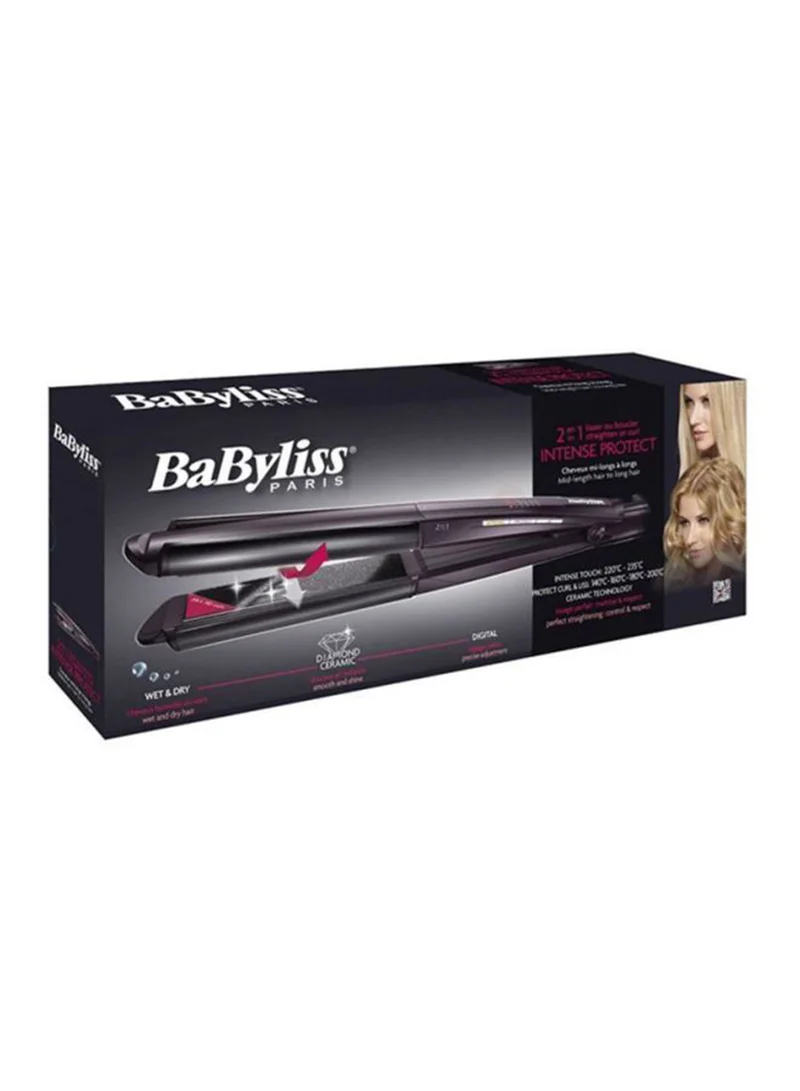 بيبي ليس Hair Straightener wet & Dry Straight | Dual-function Straightening And Curling | Advanced Heat Technology With Quick Heat-up Time | Long-lasting Results & Salon-quality Styling | ST330SDE
