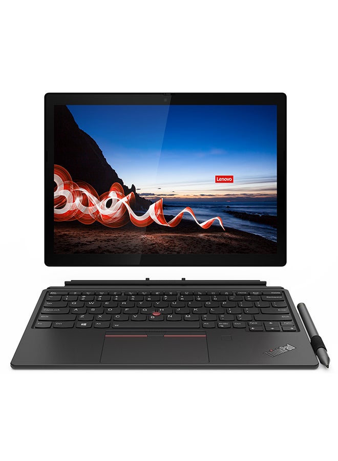 Lenovo - ThinkPad X12 Detachable Laptop With 12.3-Inch FHD Display, Core i5-1130G7 Processor/16GB RAM/512GB SSD/Intel Iris Xe Graphics Digital Pen /International Version English Black - Image 1