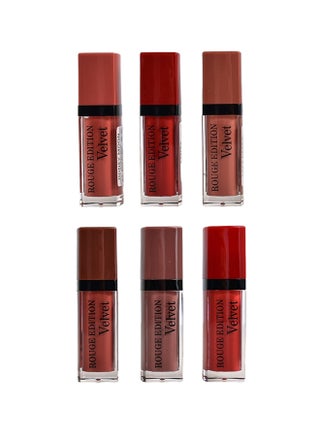 6-Piece Rouge Edition Velvet Lipstick Multicolour - v1655444804/N53331024A_1