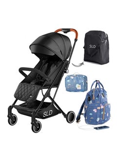 TEKNUM Travel Lite Stroller With Sunveno Unicorn Diaper Bag And Clutch - Multicolour  - Image 3