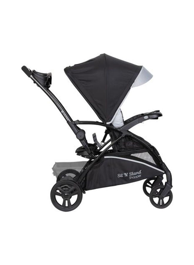babytrend Sit N Stand 5-in-1 Travel System 5 Modes Of Use And Extra Long Canopy- Moondust NT27C87A  - Image 3