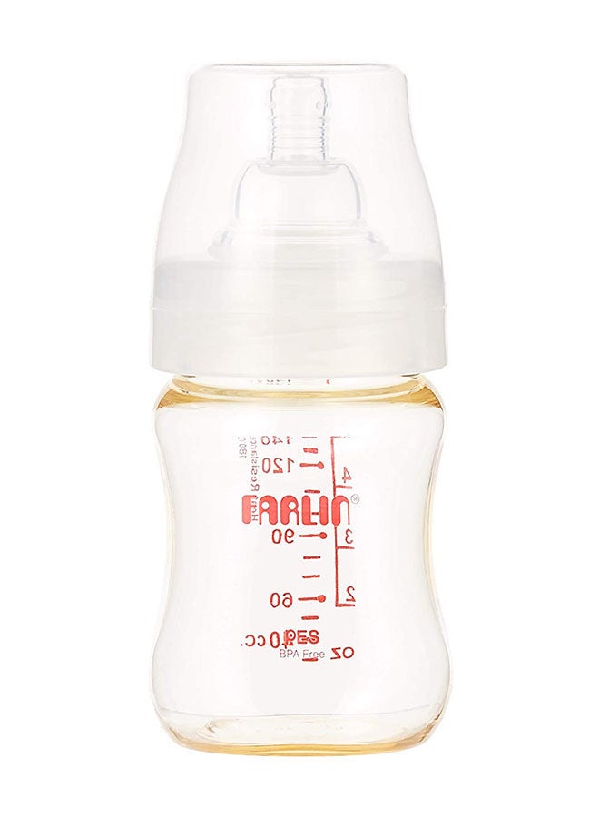 FARLIN Angle Shaped Feeding Bottle, 140ml - Image 1