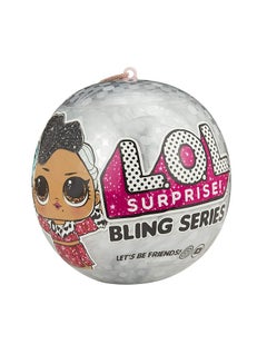 Bling Series- Unbox Me Ball With 7 Different Surprises Playset, 557074 Multicolour ‎9.53x9.53x9.53cm