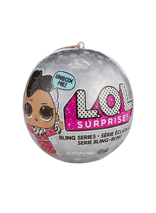 L.O.L. SURPRISE! - Bling Series- Unbox Me Ball With 7 Different Surprises Playset, 557074 Multicolour ‎9.53x9.53x9.53cm - Image 1