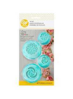 Wilton 4-Piece Easy Blooms Tip Set Blue  - Image 1