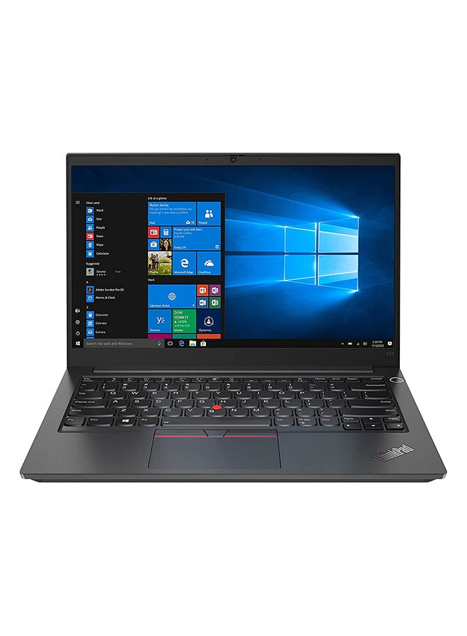 Lenovo 2022 Newest Business And Professional E14 G2 (Upgraded Version) Laptop With 14-Inch Display, Core i5-1135G7 Processor/16GB RAM/512GB SSD/Intel UHD Graphics /International Version English/Arabic black  - Image 1