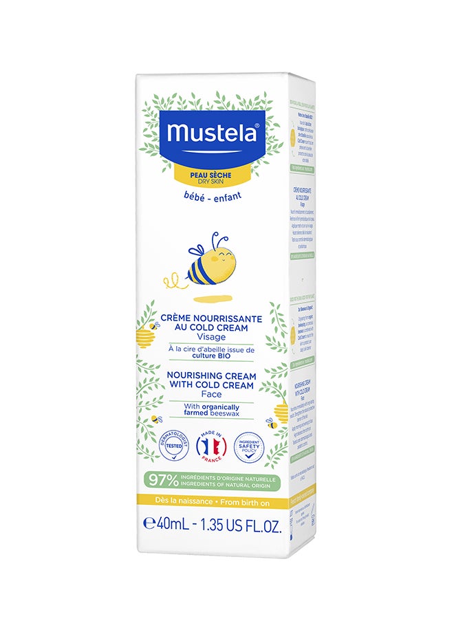 Mustela - Baby Nourishing Cold Cream With Farmed Beewax, 40ml - Image 1