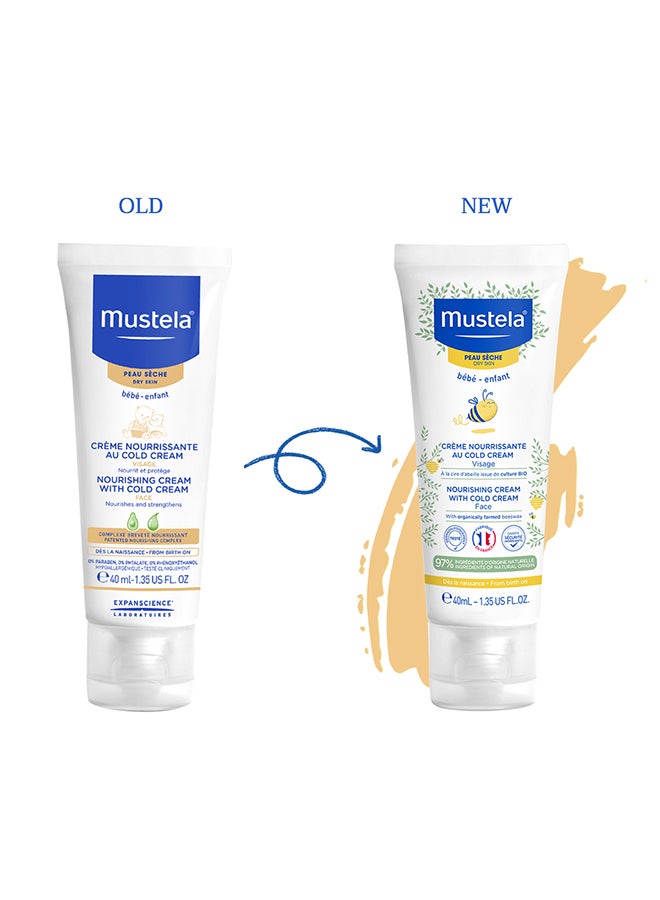 Mustela - Baby Nourishing Cold Cream With Farmed Beewax, 40ml - Image 1