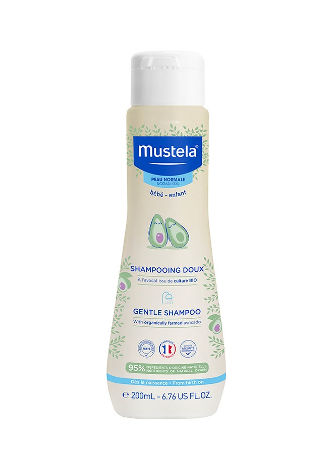 Mustela Gentle Baby Shampoo With Organically Farmed Avocado, 200ml  - Image 1