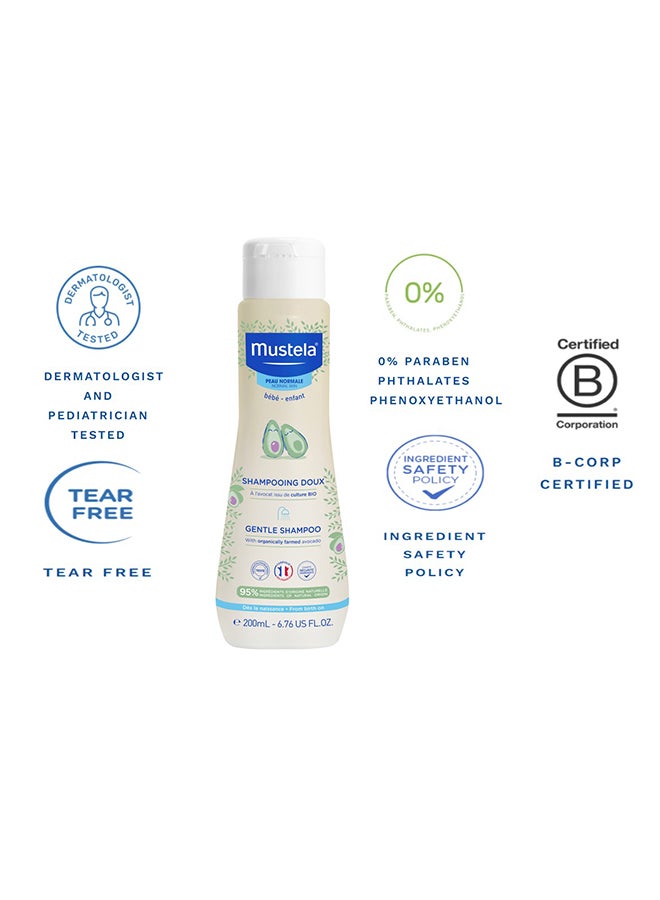 Mustela Gentle Baby Shampoo With Organically Farmed Avocado, 200ml  - Image 5