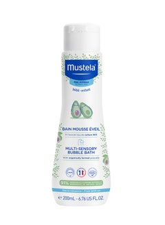 Mustela Multi-Sensory Baby Bubble Bath With Organically Farmed Avocado, 200ml - 3504110000000  - Image 1