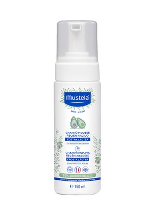 Natural Origin Foam Shampoo With Avocado Polyphenols for Newborns, 150ml - v1655451993/N22008340A_1