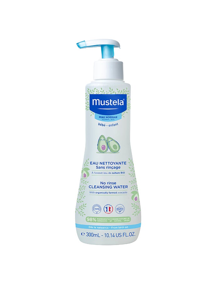 Mustela - Baby No Rinse Cleansing Water - 300 ml - Image 1