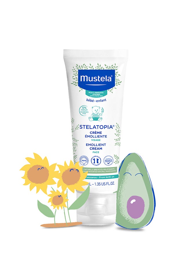 Mustela - Stelatopia Emollient Baby Cream, 200ml - Image 1