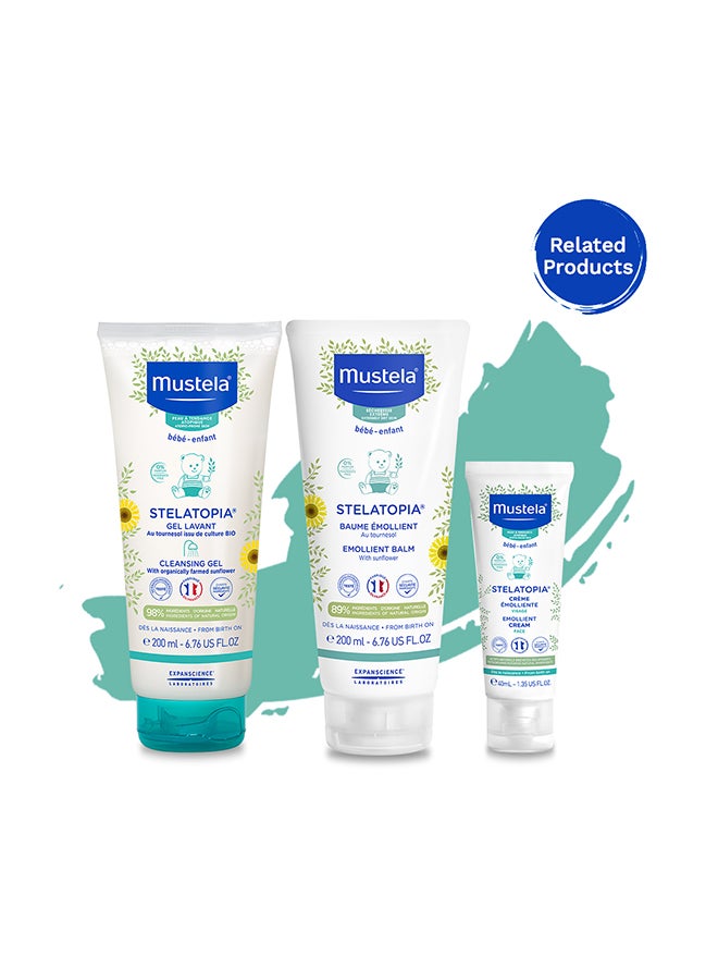 Mustela - Stelatopia Emollient Baby Cream, 200ml - Image 1