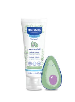 Mustela Hydra Bebe Facial Cream With Farmed Avocado, For Normal Skin 40ml  - Image 4