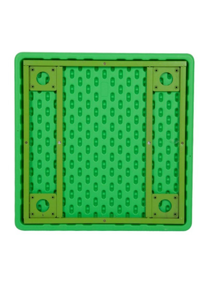 XIANGYU - Square Shaped Plastic Activity Table With Metal Legs Adjustable Height For Children - Image 1